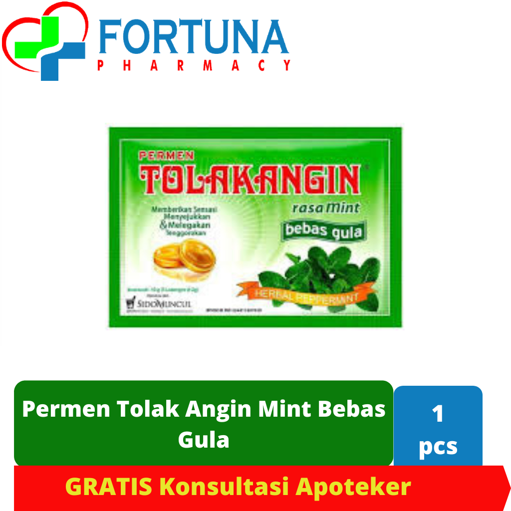 

Permen Tolak Angin Mint Bebas Gula