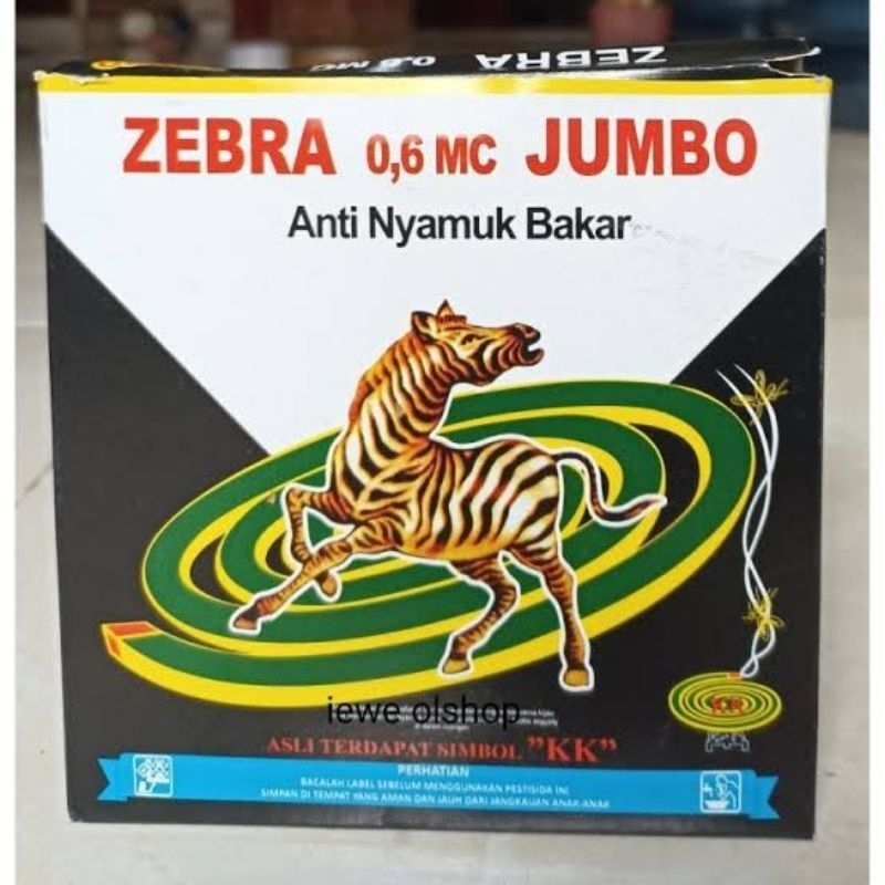 Zebra jumbo obat nyamuk bakar