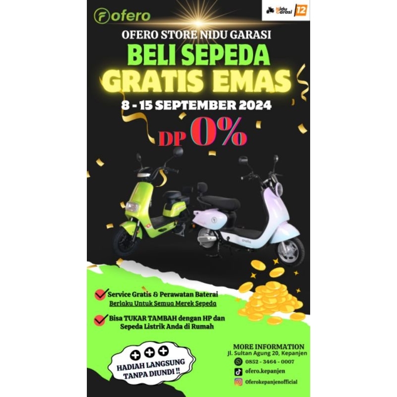 beli sepeda listrik dapat emass