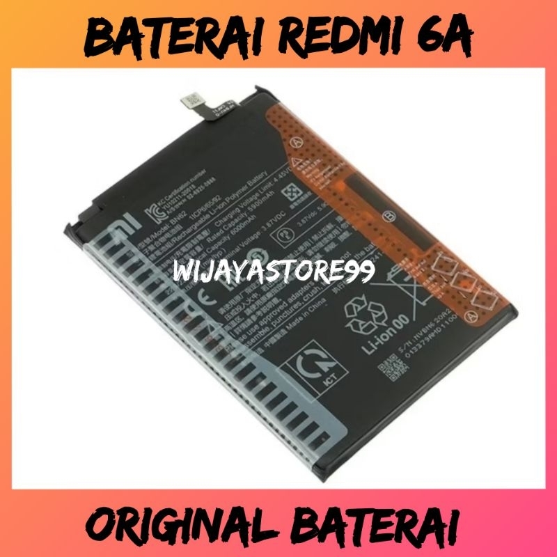 Baterai redmi 6A original
