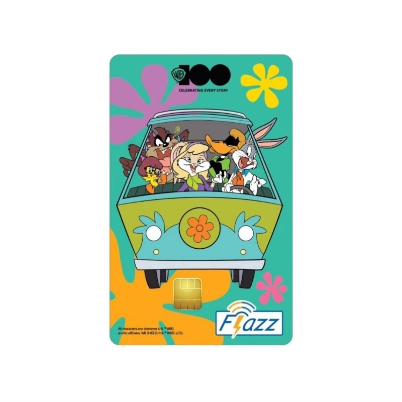 Kartu Flazz Limited Edition Warner Bros 100th GEN 2