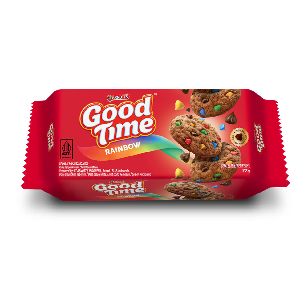 

Good Time Rainbow Cookies Chocochips 72 g