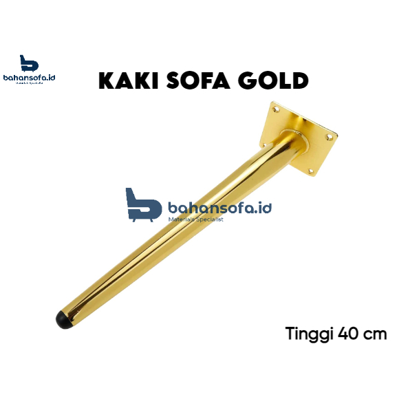 KAKI SOFA GOLD 40 CM / SOFA LEG / KAKI KURSI SOFA STAINLESS