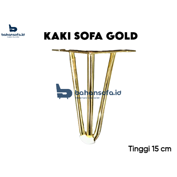 KAKI SOFA GOLD / KAKI KURSI EMAS / SOFA LEG / KAKI MEJA