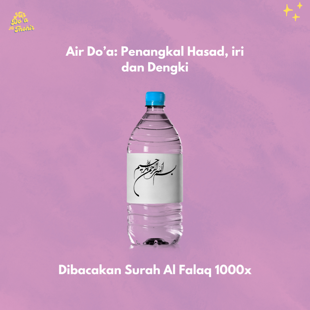 

Air doa penangkal hasad, iri dan dengki