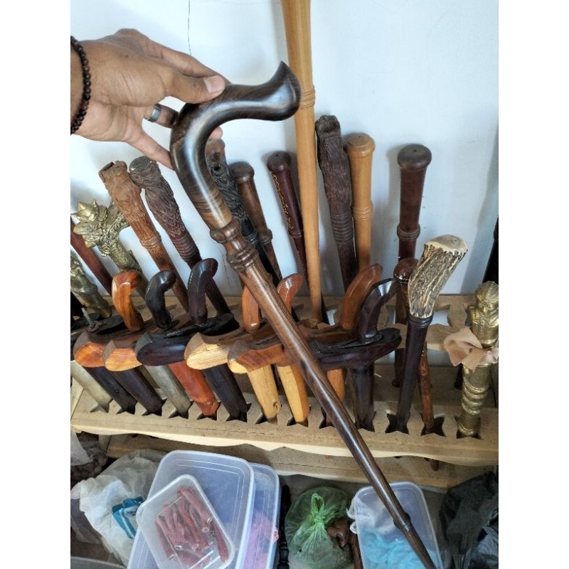 tongkat jalan kayu galih kalimosodo