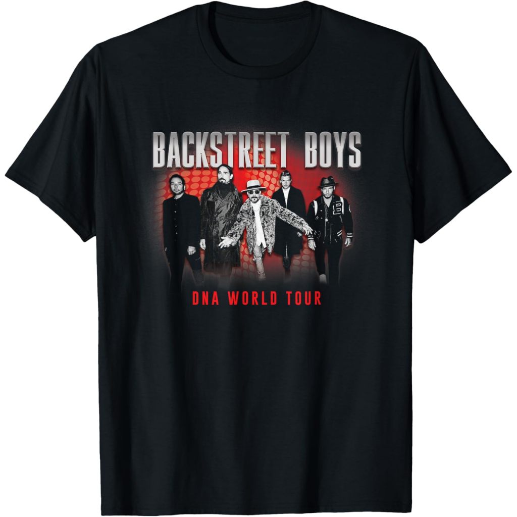 Kaos Dewasa Backstreet Boys – DNA World Tour T-Shirt Fashion Baju Atasan Anak Laki Laki Perempuan Di