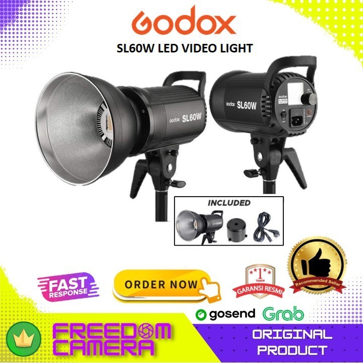 Godox SL60W LED Video Light / Godox SL60 W / Godox SL-60W Video Light - RESMI