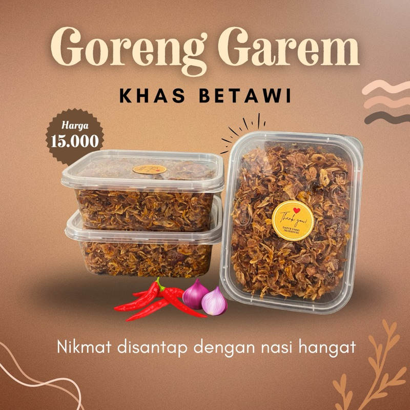 

Goreng Garem Khas Betawi