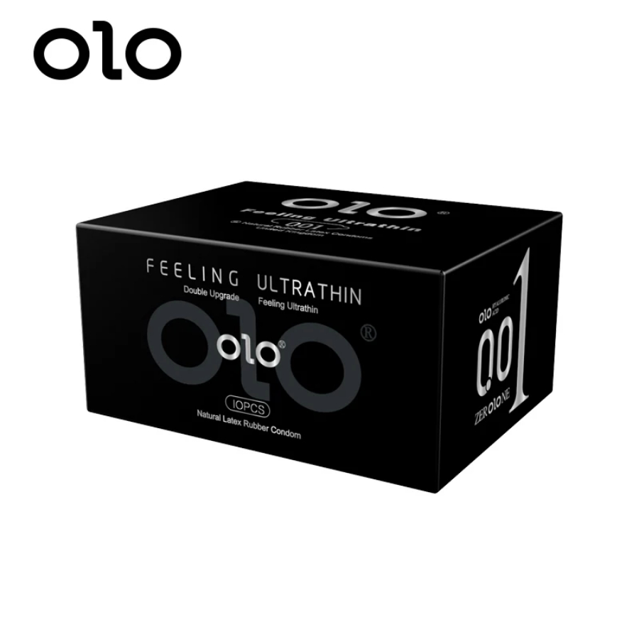 Kondom Olo 0.01 Feeling Ultrathin - Olo Kondom Premium - Kondom Tipis Condom