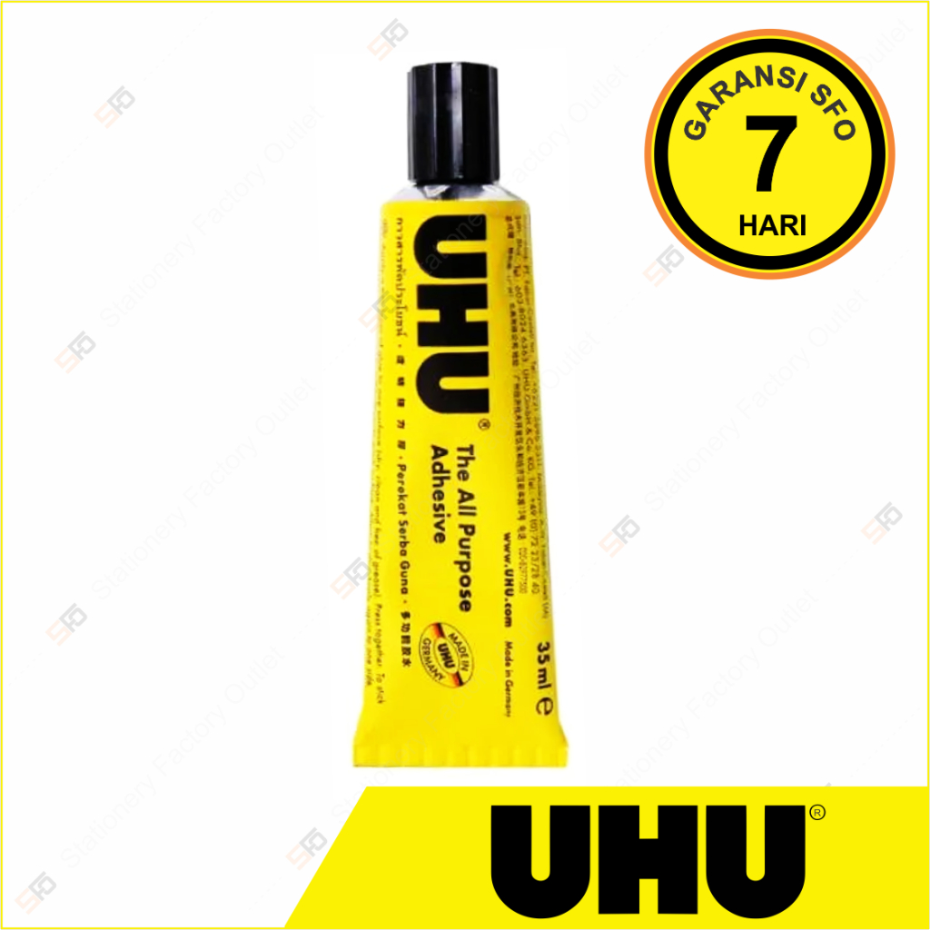 

Lem Uhu Tube 35ml - SFO Semarang Official