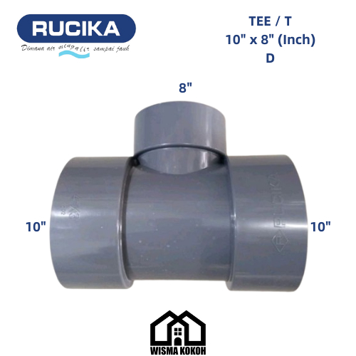 RUCIKA T / TEE PVC 10" X 8" (Inch) D