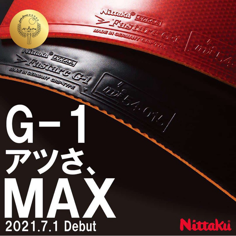 MN Nittaku Fastarc G1 Max KARET PINGPONG RUBBER PING P0NG KARET TENIS MEJA MURAH RUBBER ORINAL MURAH