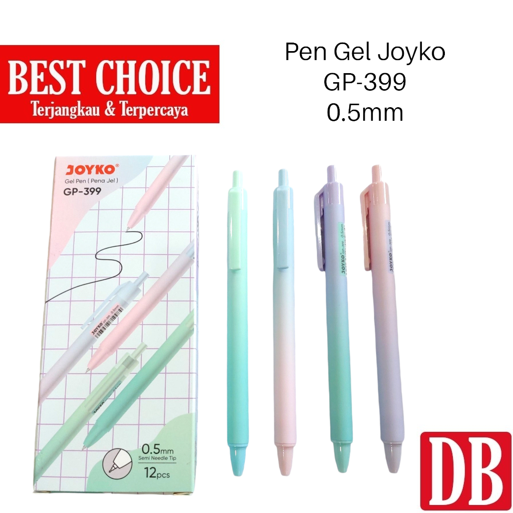 

Gel pen / Pulpen Joyko GP-399 0.5mm Hitam (1pcs)