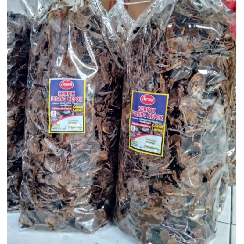 

pisang kepok coklat