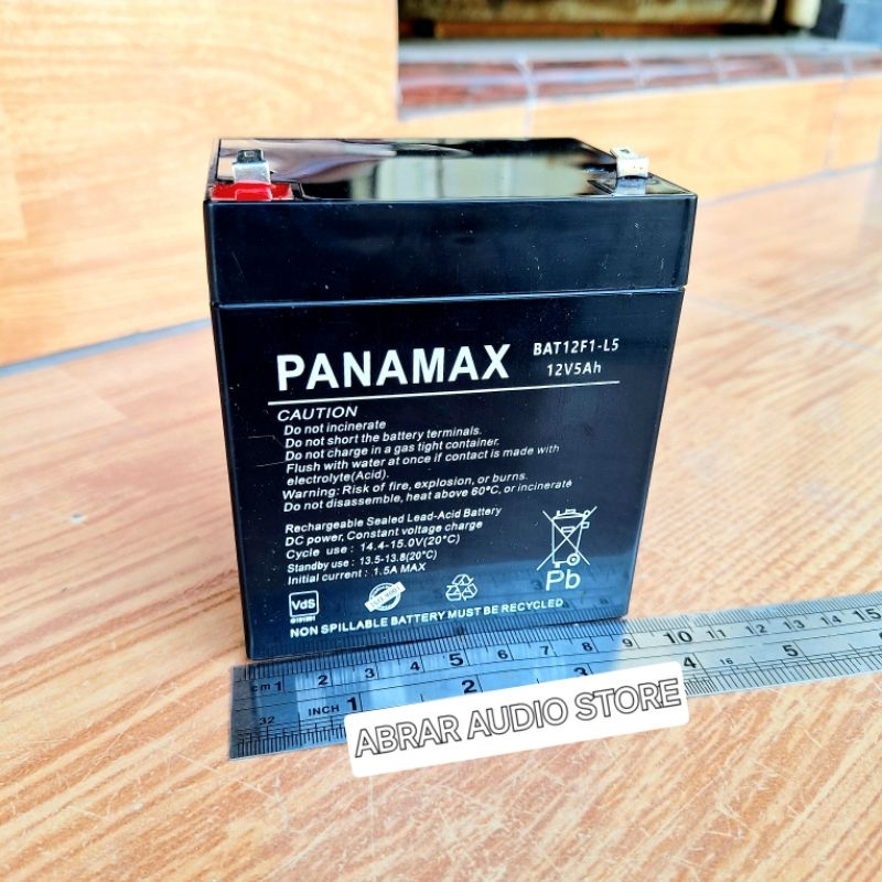 PANAMAX AKI KERING 12V 5A,12V 7.2A,12V 9A,6V 4.5A