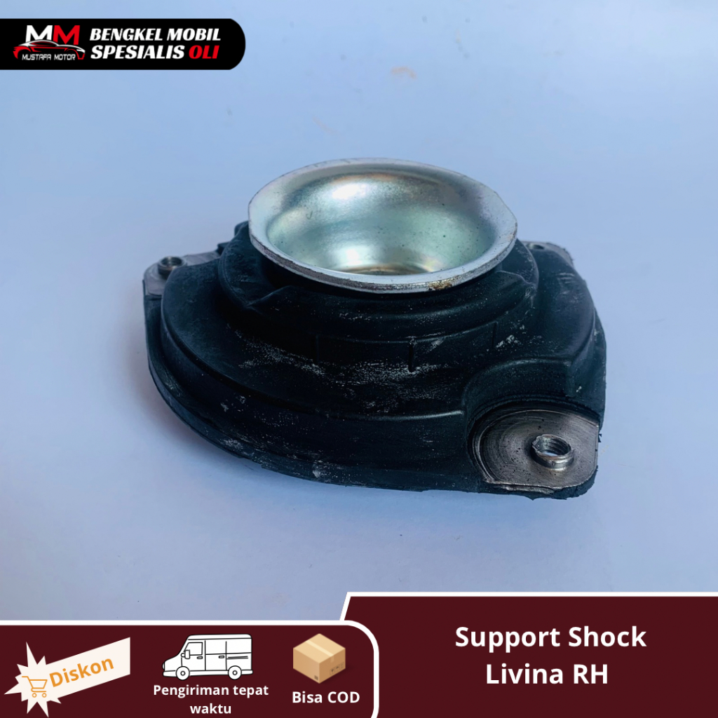SUPPORT ASSY-KARET SUPOT-SUPPORT SHOCK BREAKER-KARET SUPPORT SHOCK LIVINA RH FABBER