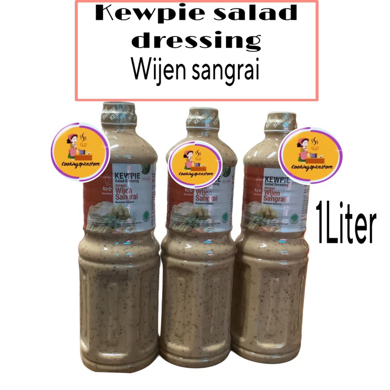 

Kewpie Salad Dressing Roasted Sesame / Kewpie Wijen Sangrai 1L