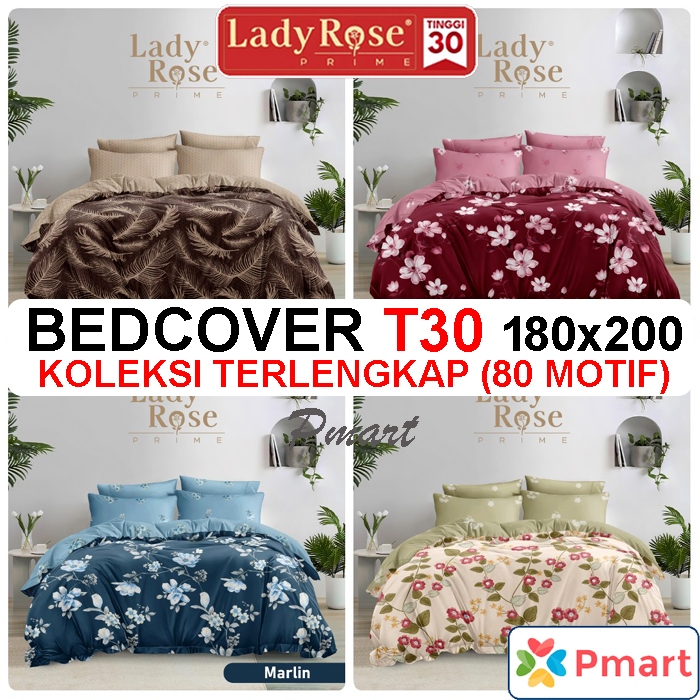 NEW BEDCOVER LADY ROSE 180x200 / BEDCOVER LADY ROSE KING / BEDCOVER LADYROSE 160x200