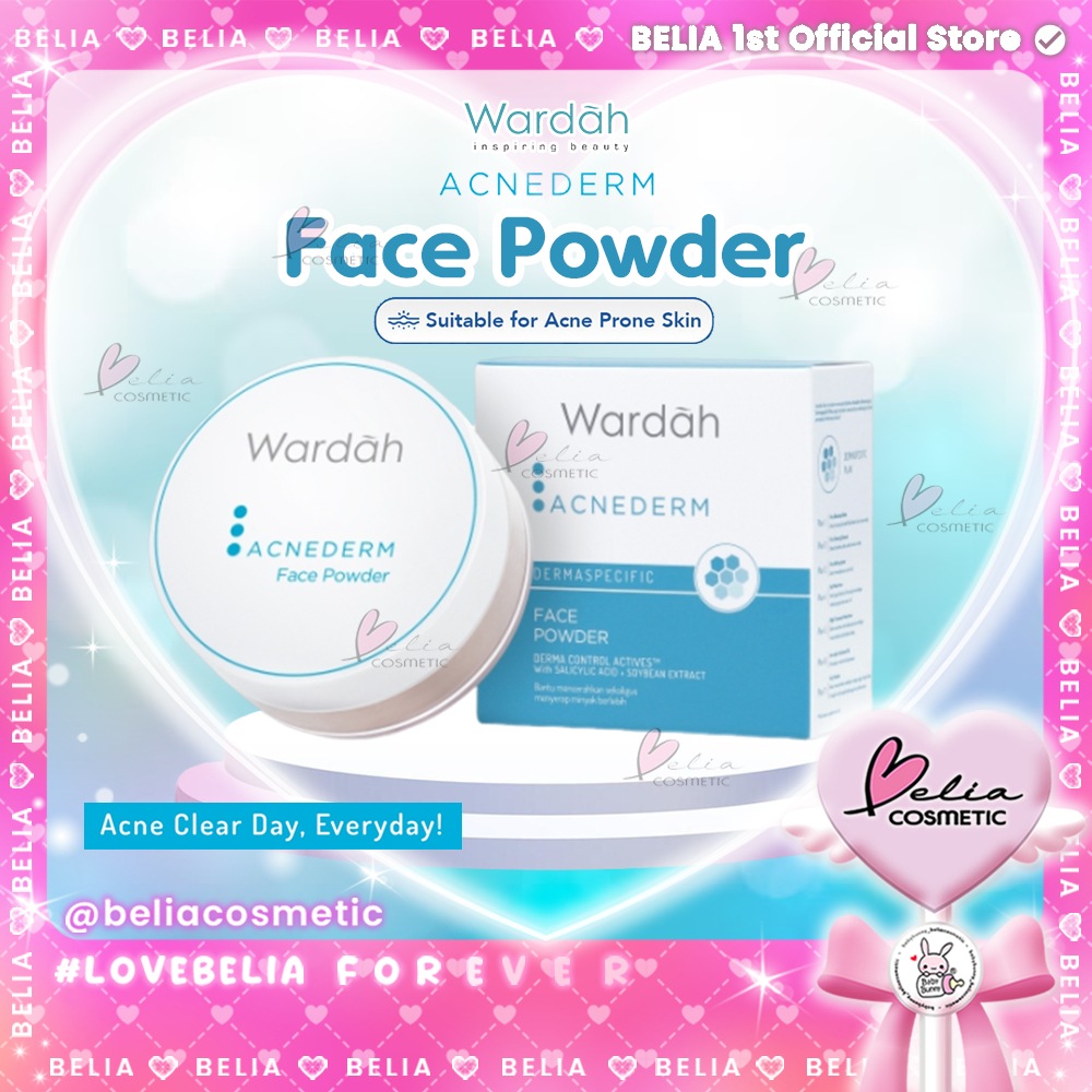 ❤ BELIA ❤ WARDAH Acnederm Face Powder 20gr | Bedak Tabur | Treatment Jerawat