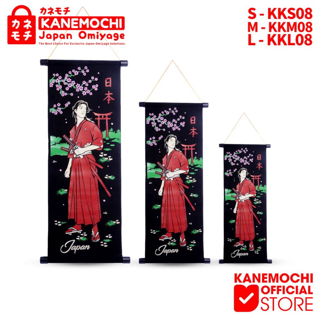 KANEMOCHI KAKEJIKU KENSHIN / SAMURAI JAPAN - HIASAN DINDING KHAS JEPANG MOTIF SAMURAI / KENSHIN-HIAS