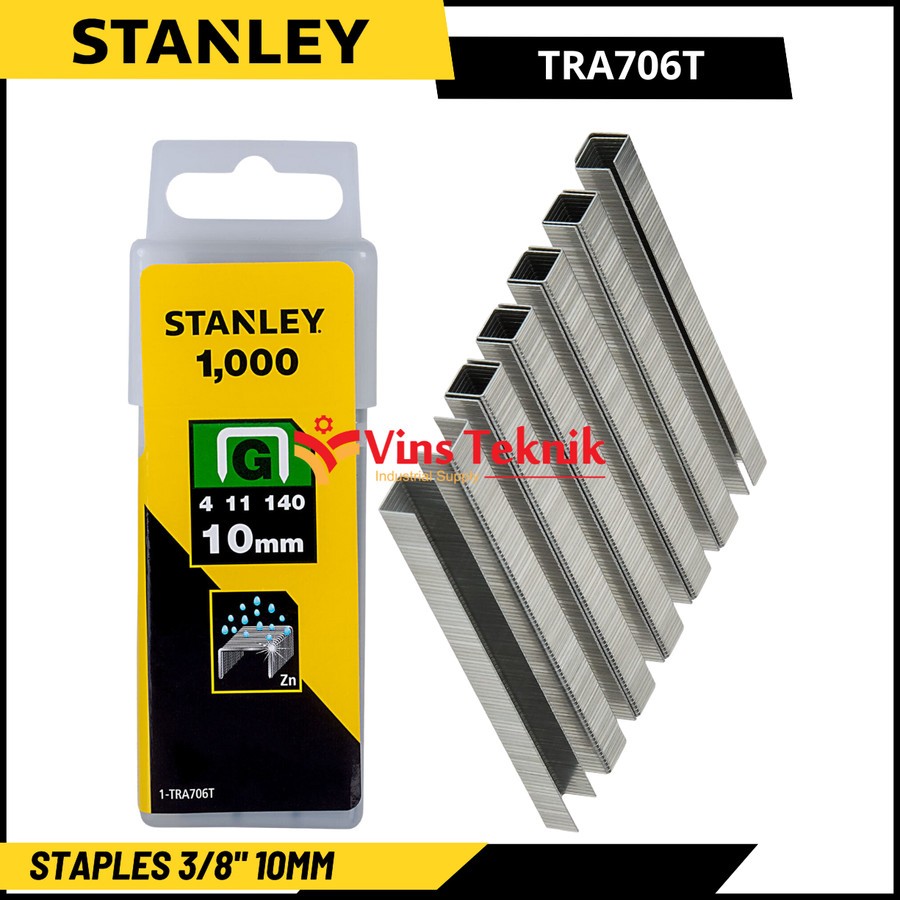 

Staples 10mm Sharpshooter Staples 3/8" STANLEY TRA706T