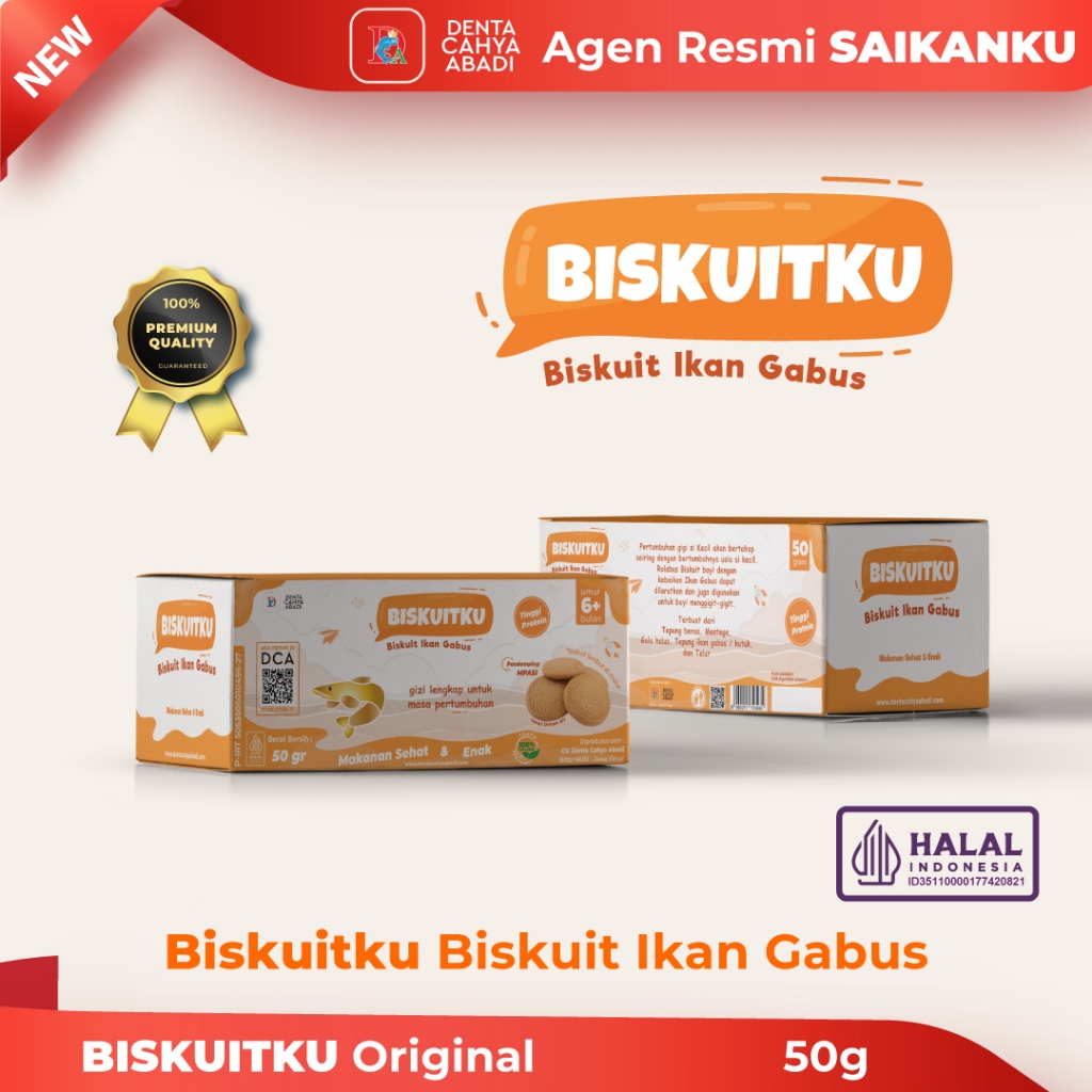 

Biskuitku - Biskuit Ikan Gabus Tinggi Protein