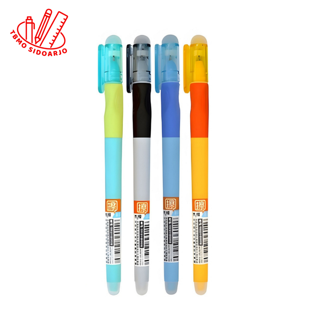 

TBMO M&G Stick Erasable Gel Pen With Ergonomic Soft Rubber Grip 0.5mm Black AKPB7501
