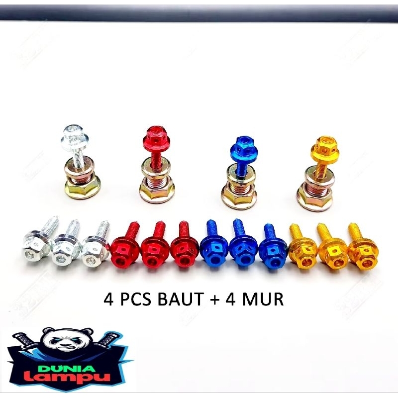 Baut Windshield Nmax Probolt Baut Visor Nmax Probolt 4SET