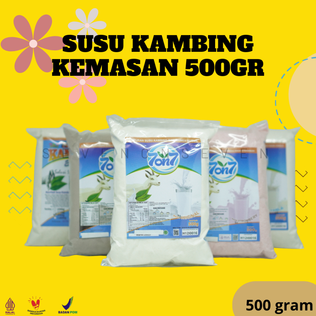 

Susu Kambing 7ON7 Bubuk Kemasan 500 gr
