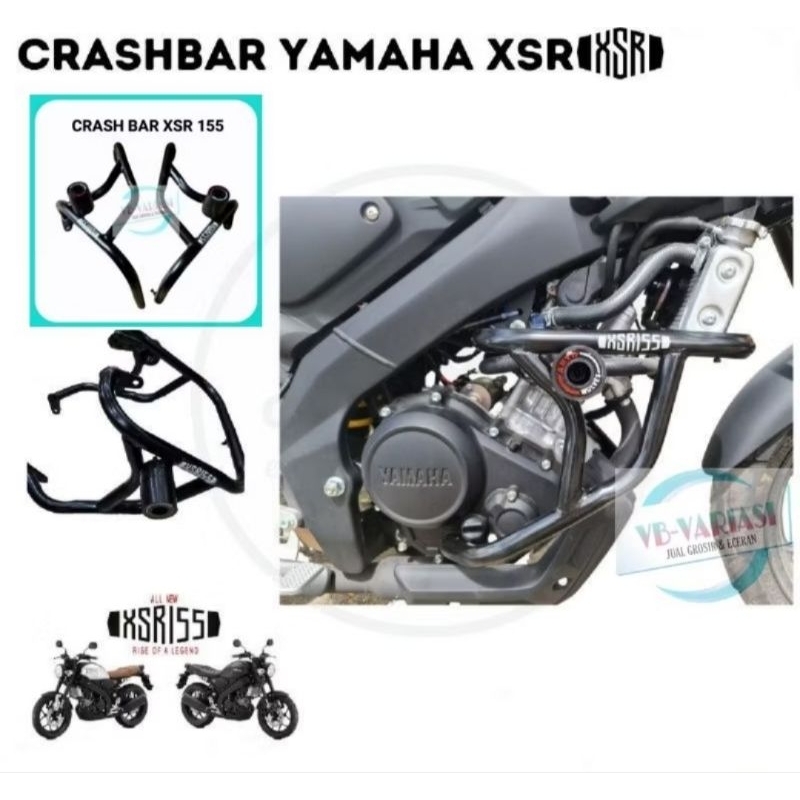Crashbar Yamaha xsr 155 engine guard xsr jalu slider