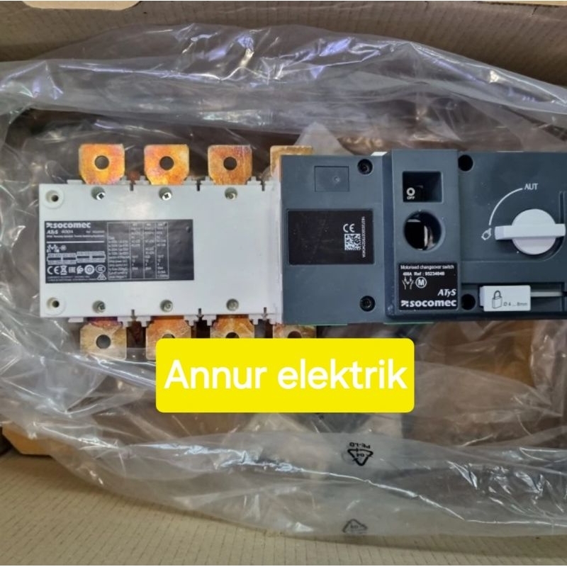 COS SOCOMEC MOTORISED 400A 4P ATYS R 400A 4POLE AUTOMATIC