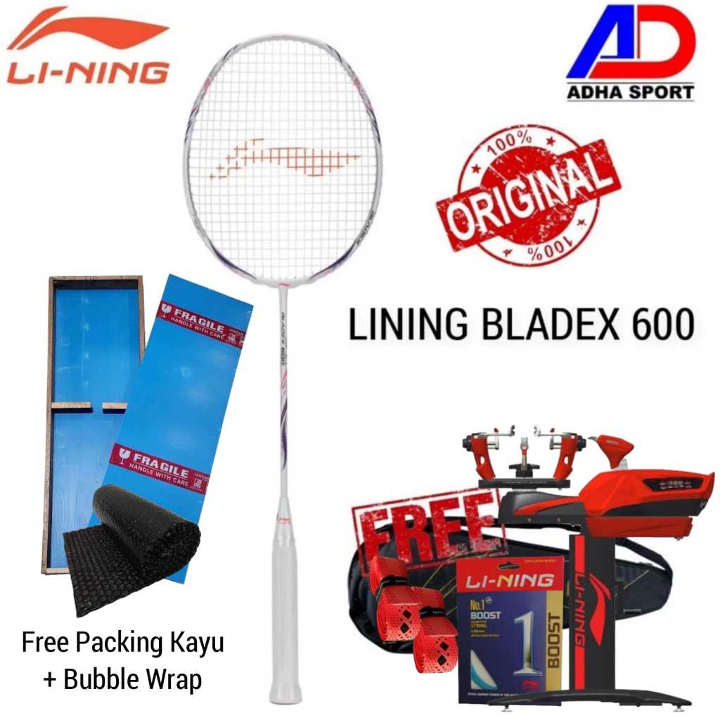 Raket Badminton Lining BladeX 600 4U / 5U Raket Bulutangkis Original ADHASPORTSTORE