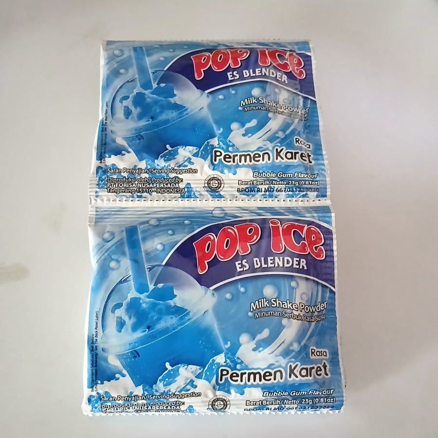 

Pop Ice 25g / Minuman Serbuk Aneka Rasa - permen karet 1 Pcs