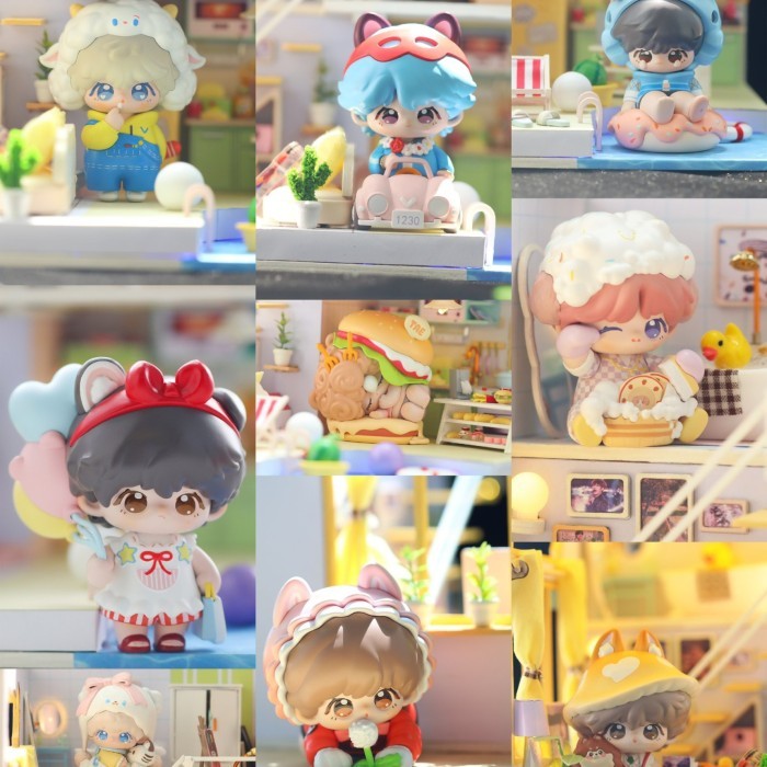 Ready Stock Taehyung figure blind box V China Bar Siap kirim sealed fullset