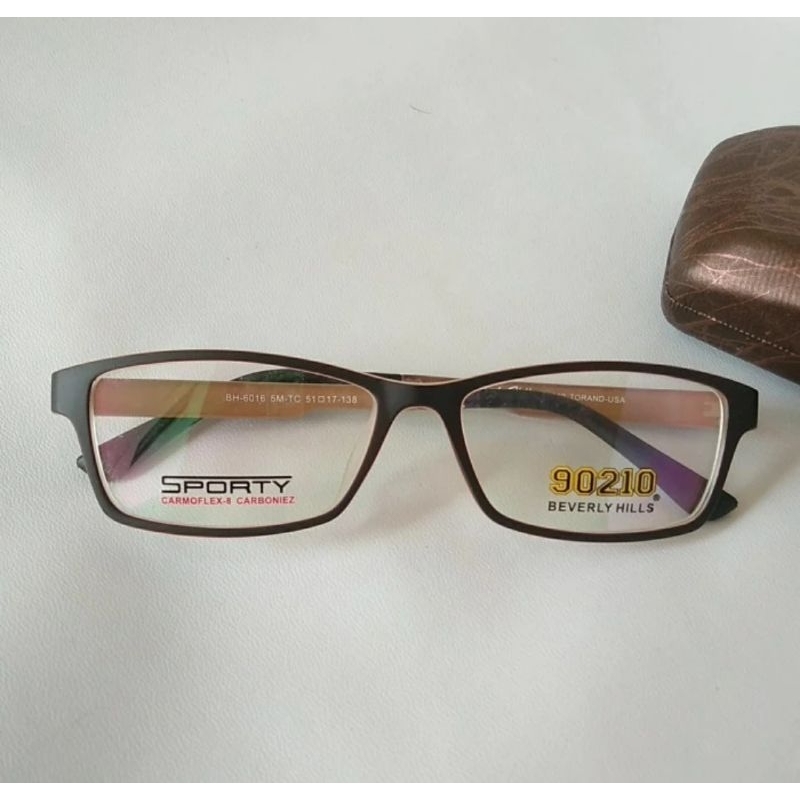 Frame Kacamata Beverly Hills BH6016 Black Mocca Original