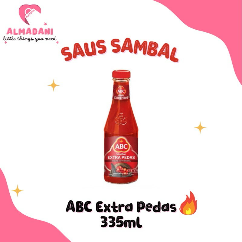 

ABC Extra Pedas Saus Sambal Botol Kaca 335ml