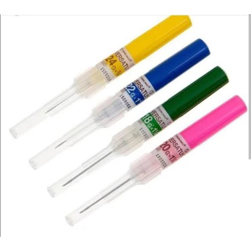 Abocath/inflo IV catheter biasa/jarum infus inflo catheter 18G 20G 22G 24G 26G
