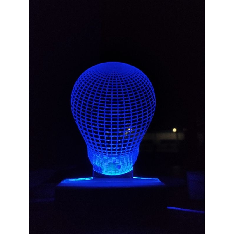 Lampu Led Akrilik 3D/Lampu Hias/Lampu Kamar Tidur