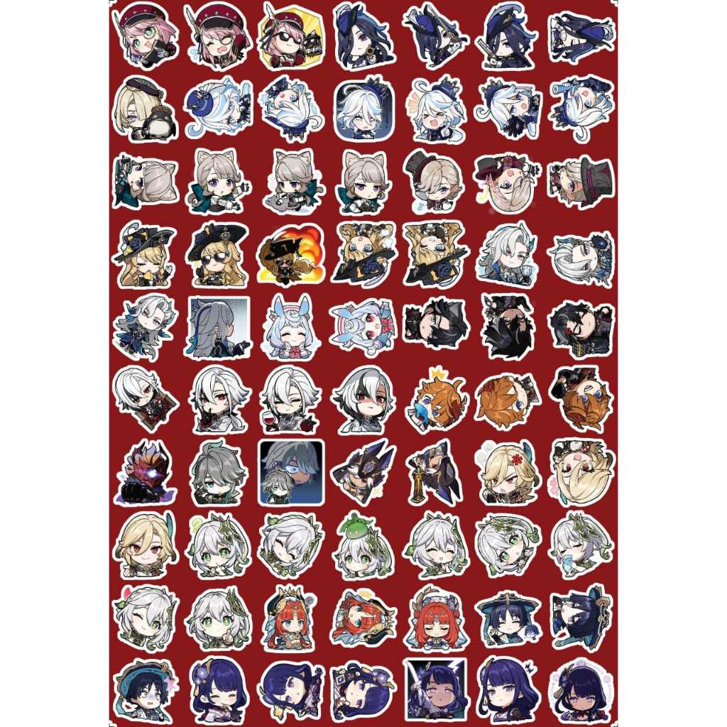 

SAMU SHOPU - [PART 2] STIKER GENSHIN IMPACT/STICKER VINYL ANTI AIR GAME ANIME