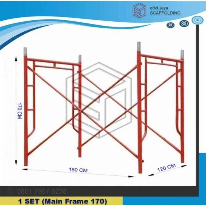 SCAFFOLDING 1 SET / STEGER MAIN FRAME 170