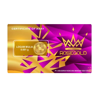 MICRO GRAM Microgram Emas Mini Babygold Baby Gold Logam Mulia 0.001 0.002 0.005 GR