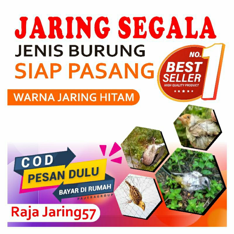 jaring burung kutilang/jaring burung trucuk/jaring burung perkutut