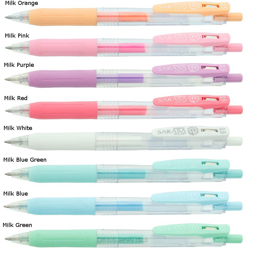

DIJAMIN MURAH Pen Zebra Sarasa Milky JJ15 5
