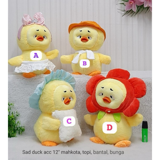 Boneka Sad Duck Size 30Cm - Sad Duck Viral
