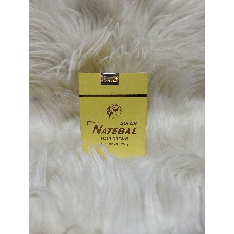 Super Natebal Hair Cream 100 g | Minyak Rambut Natebal| Menghitamkan rambut