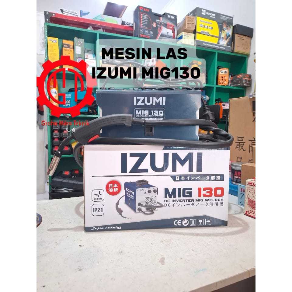 IZUMI MESIN LAS CO2 IZUMI MIG 130 / TRAFO LAS IZUMI MIG 130 / IZUMI MIG130 - Mesin MIG 130A