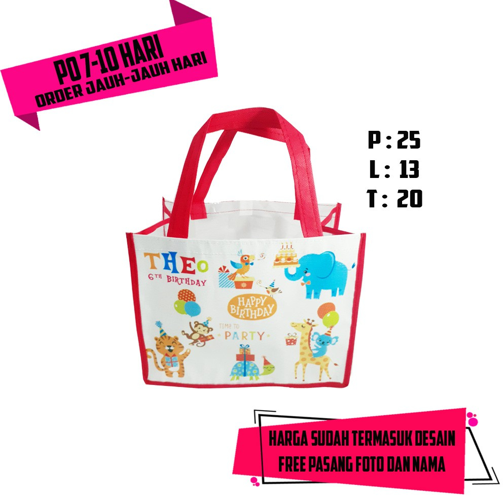 

Tas Ulang Tahun Mika Medium Custom Pre Order