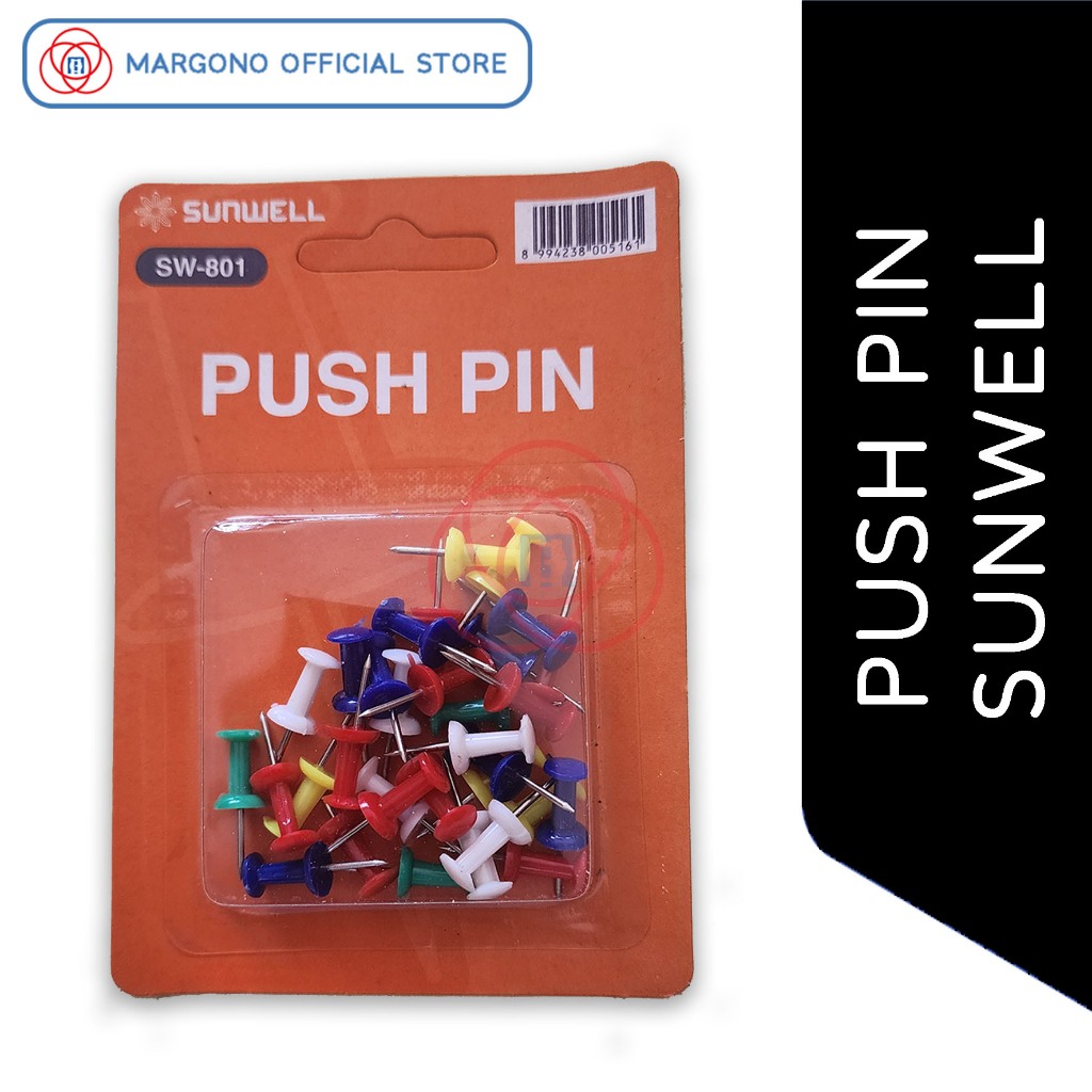 

Sunwell Push Pin / Paku Pin isi 30