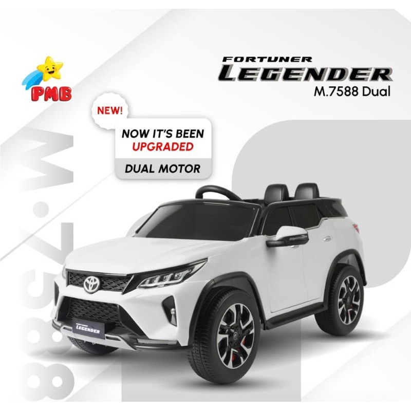 Mainan Anak Mobil Aki M7588 Toyota Fortuner Legender DUAL